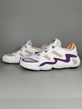 adidas Originals FYW S-97 White Flash Orange Purple Sneakers